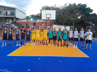 Se llevó a cabo el Baloncesto 3x3 de Juegos Comunales
