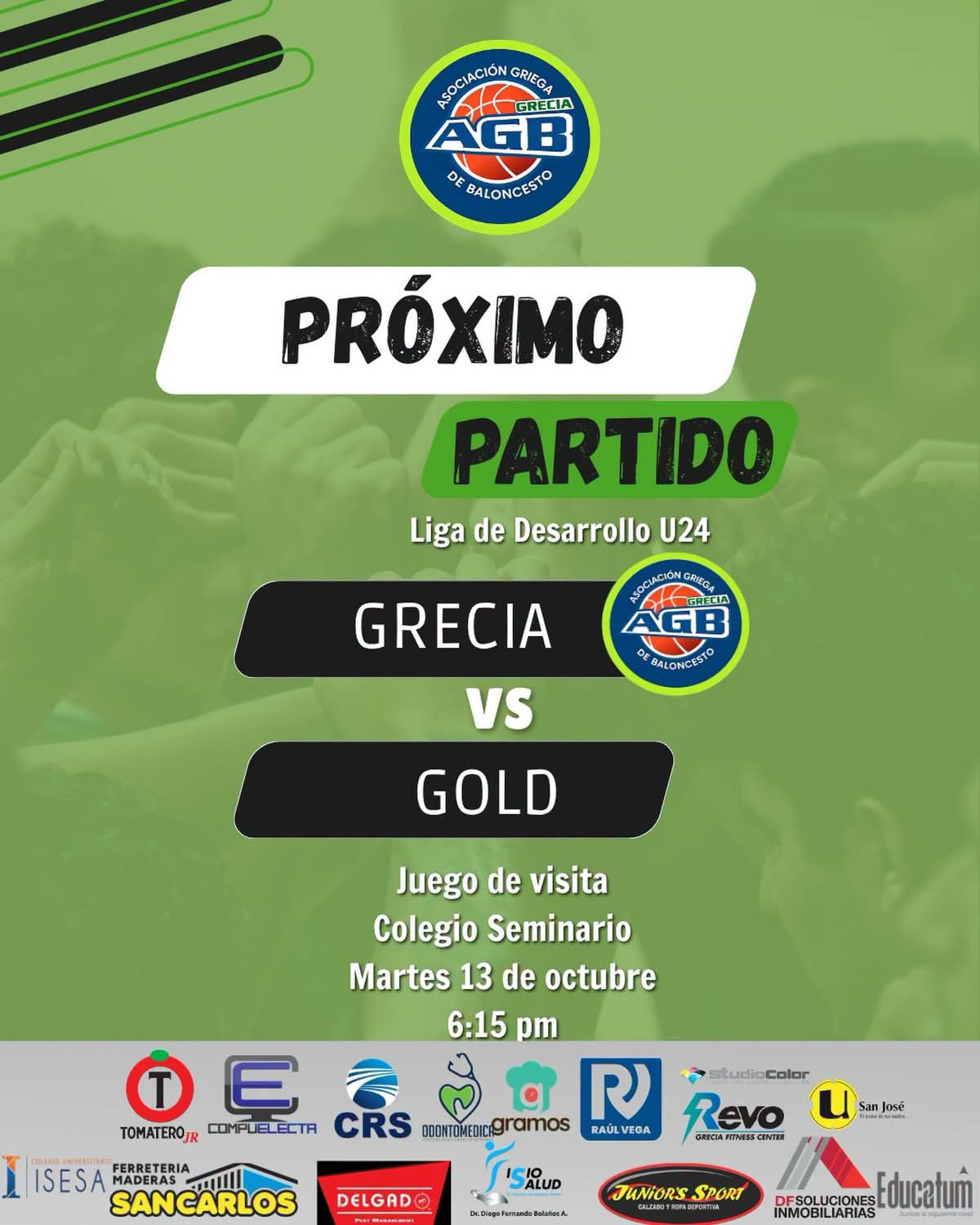 La AGB visita a Gold este martes.